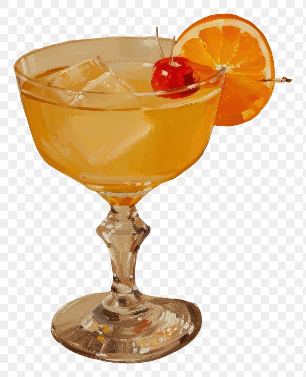 PNG Cocktail drink glass beverage