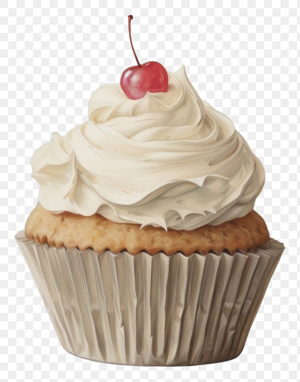 PNG Dessert cupcake icing cream