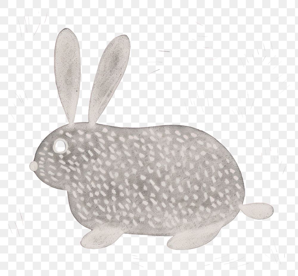 PNG  Rabbit animal mammal black background.