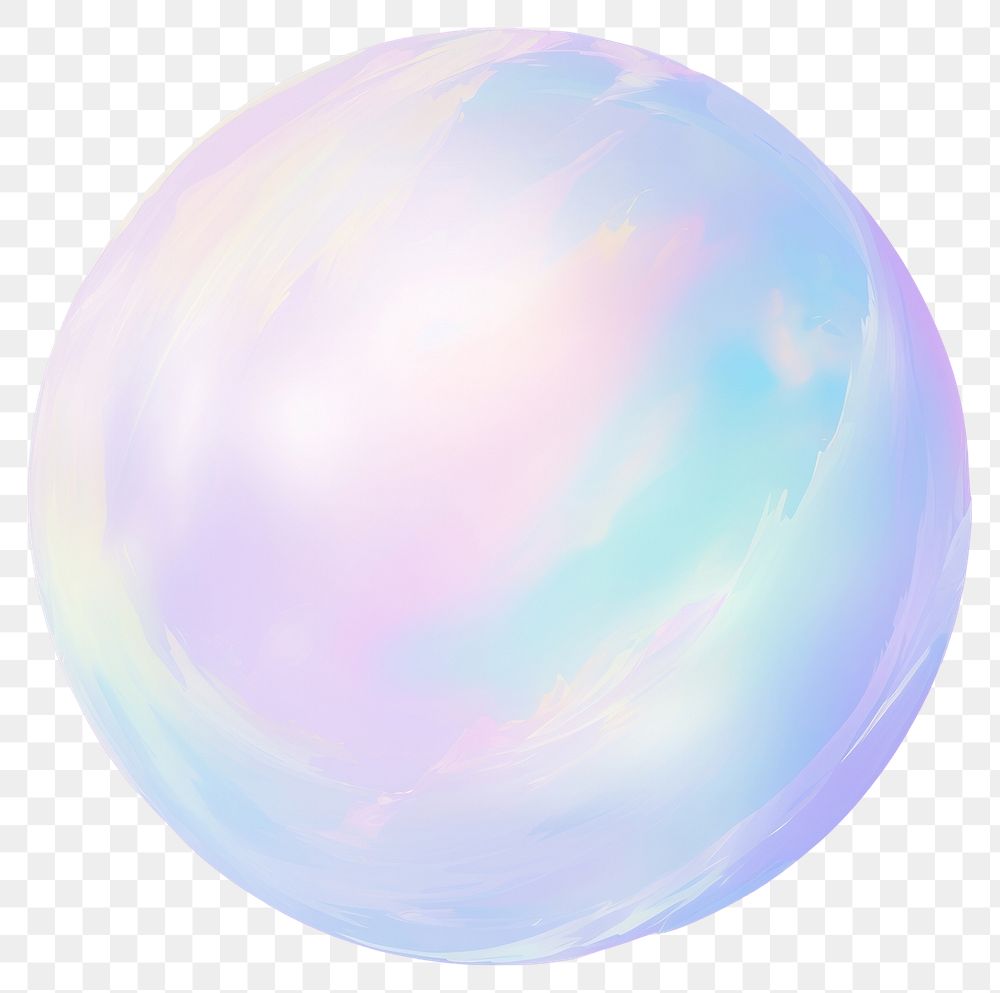 PNG  Earth sphere purple bubble.