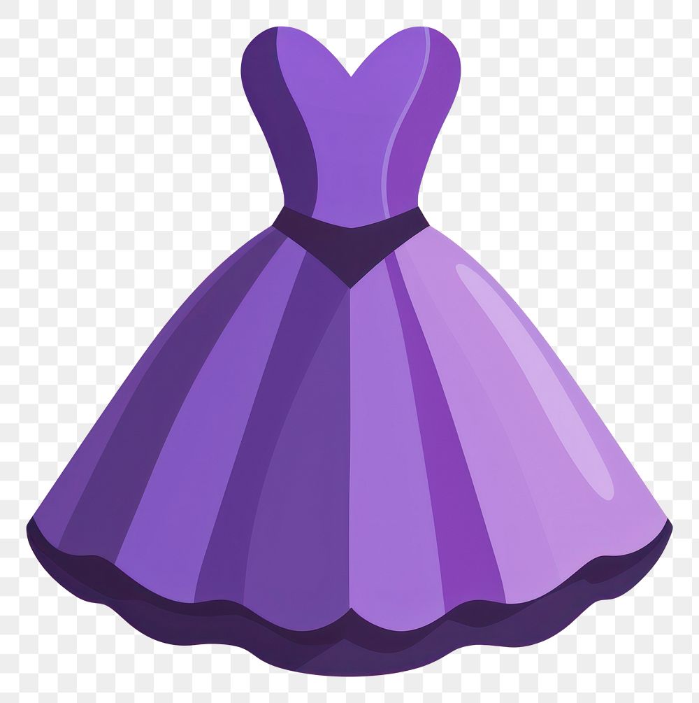 PNG Purple dress fashion wedding shape.