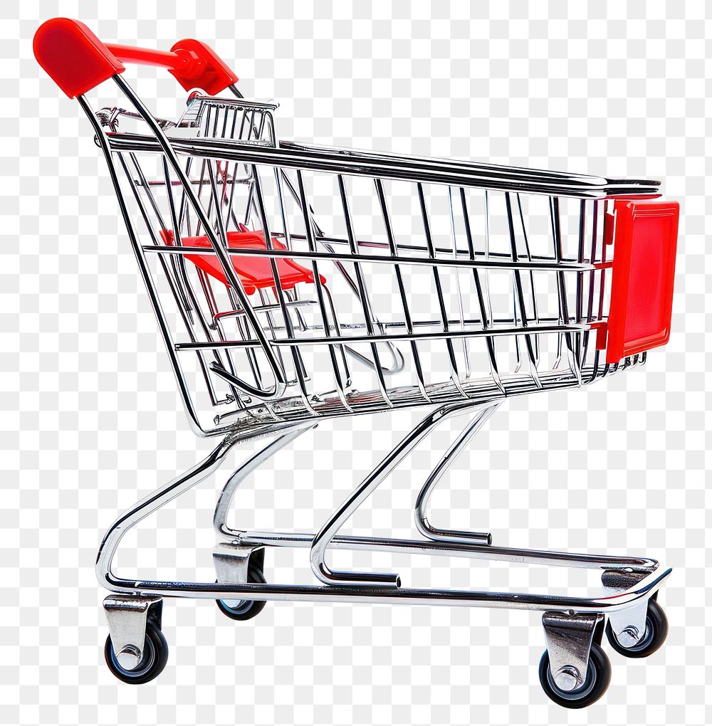 PNG  Shopping cart white background consumerism supermarket.