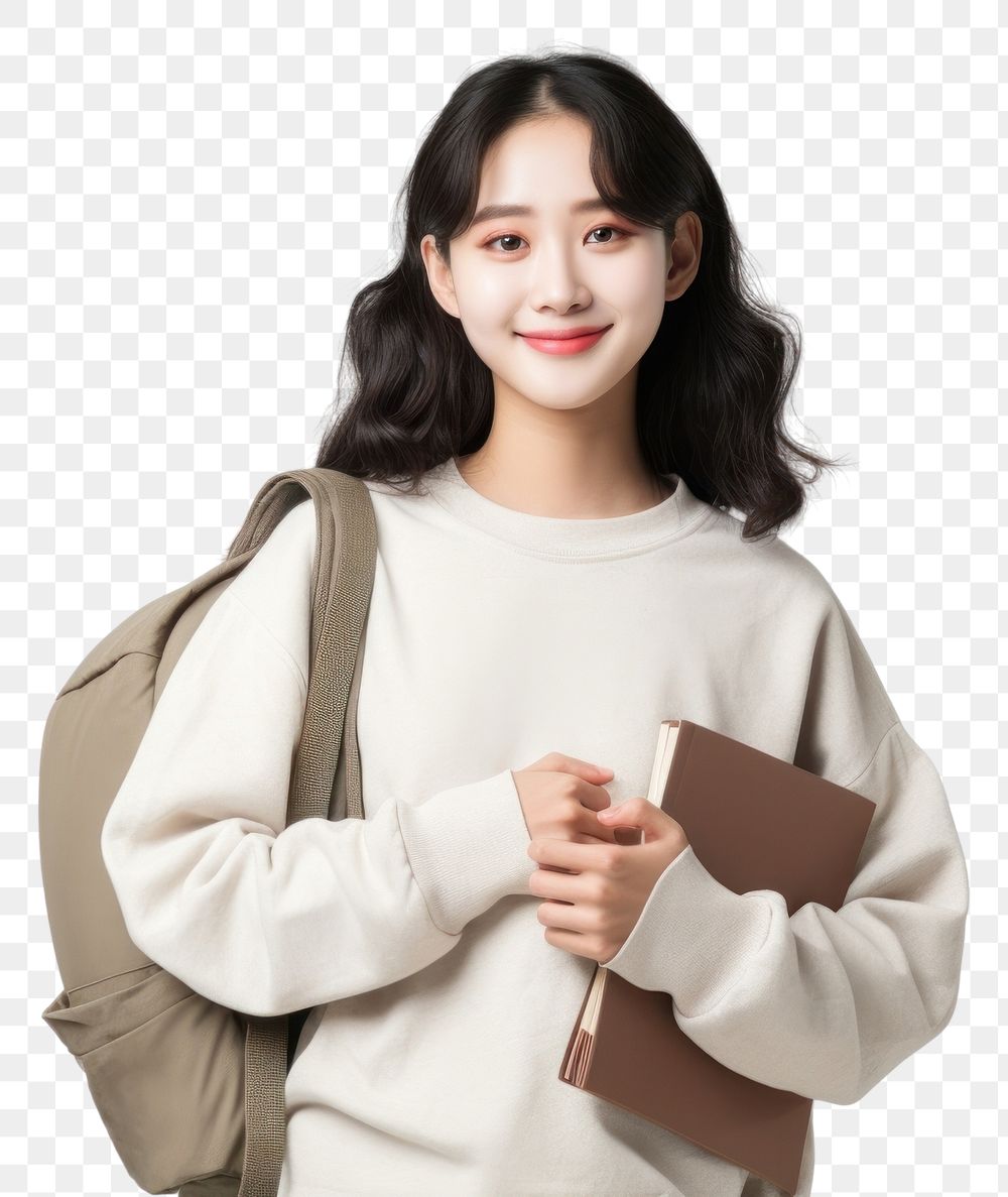 PNG Happy Korean Student Girl portrait adult happy.