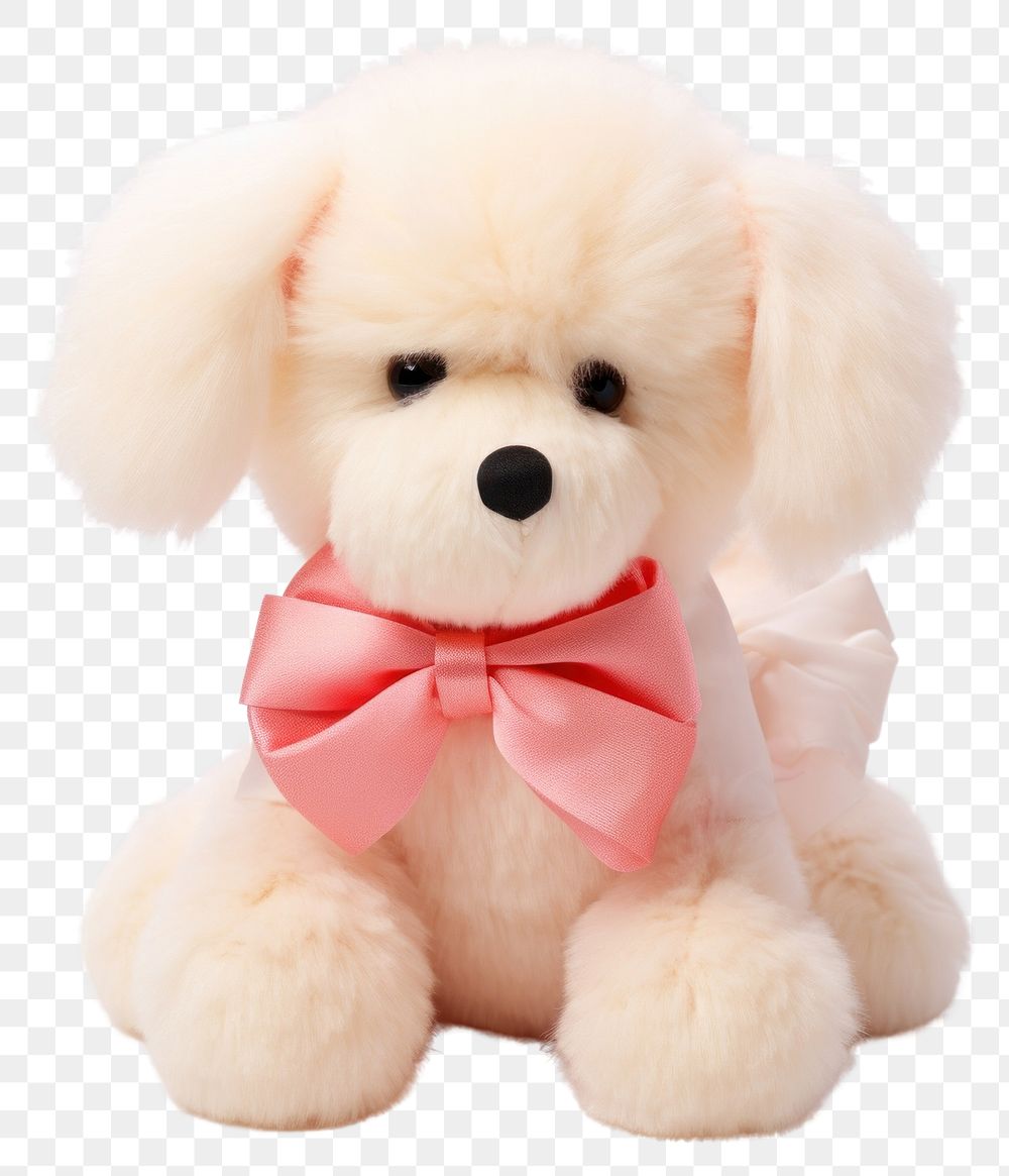 PNG Stuffed doll dog mammal animal puppy.