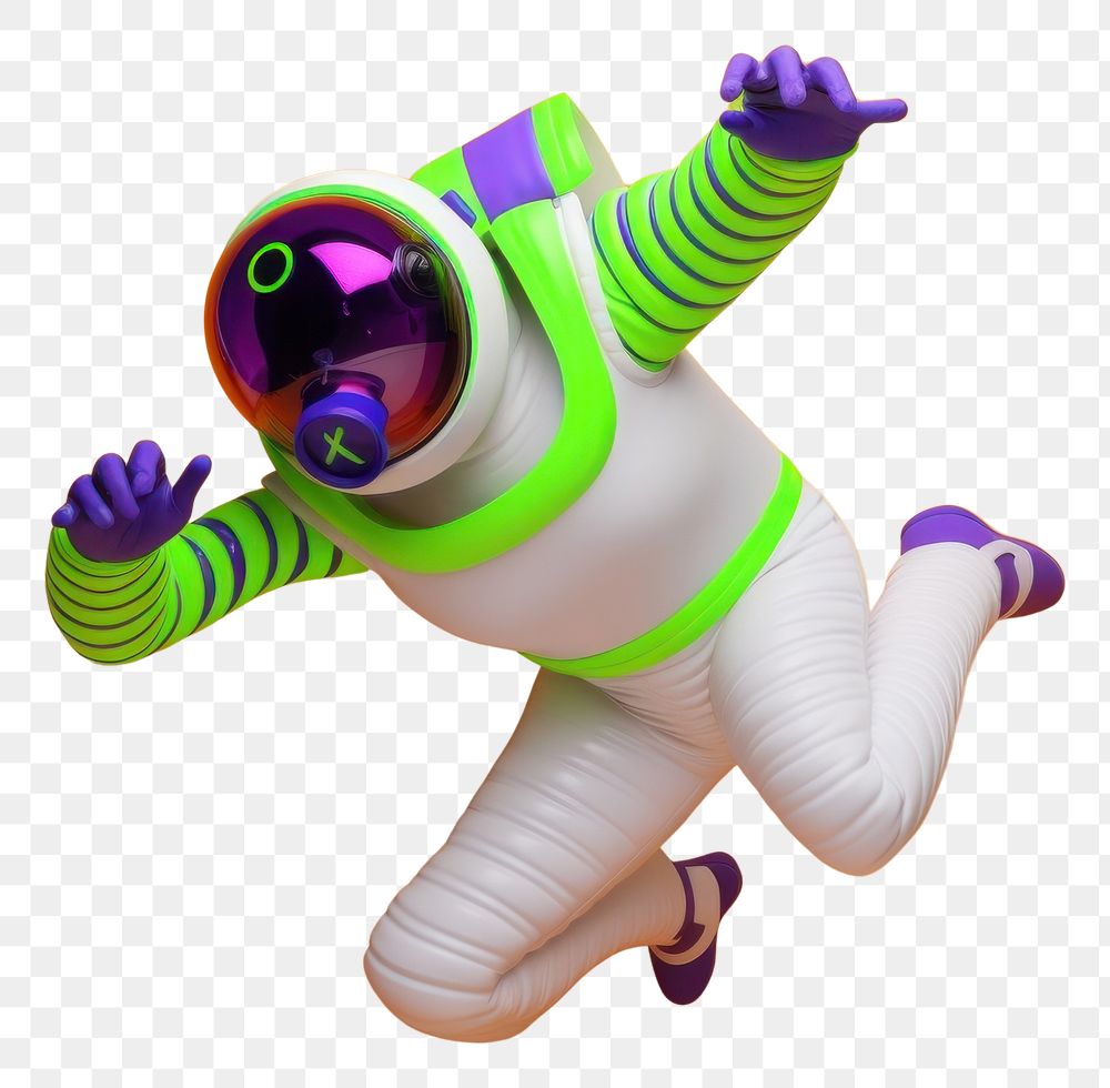 PNG  Astronaut cartoon toy representation. AI generated Image by rawpixel.