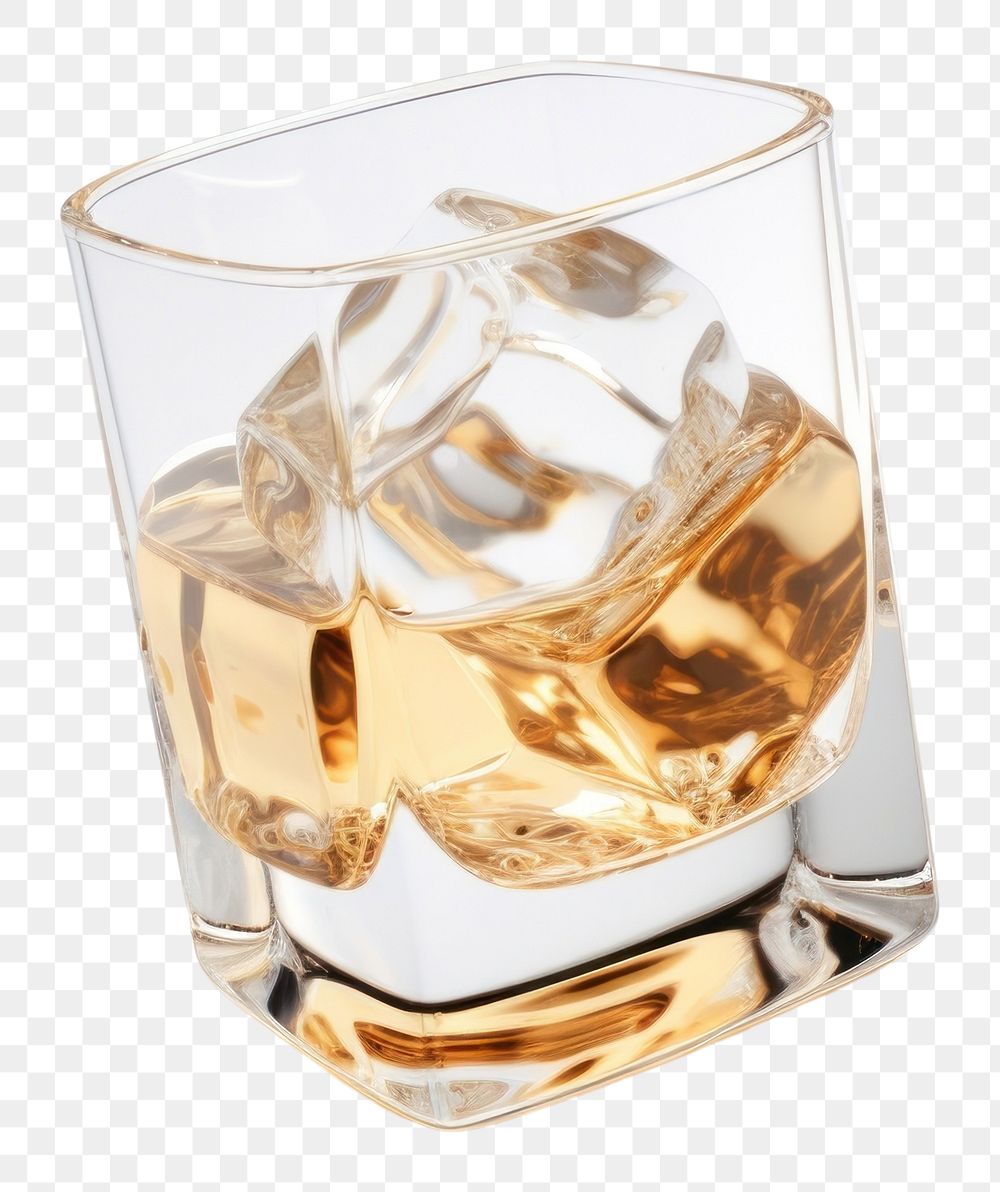 PNG Whisky glass drink refreshment.