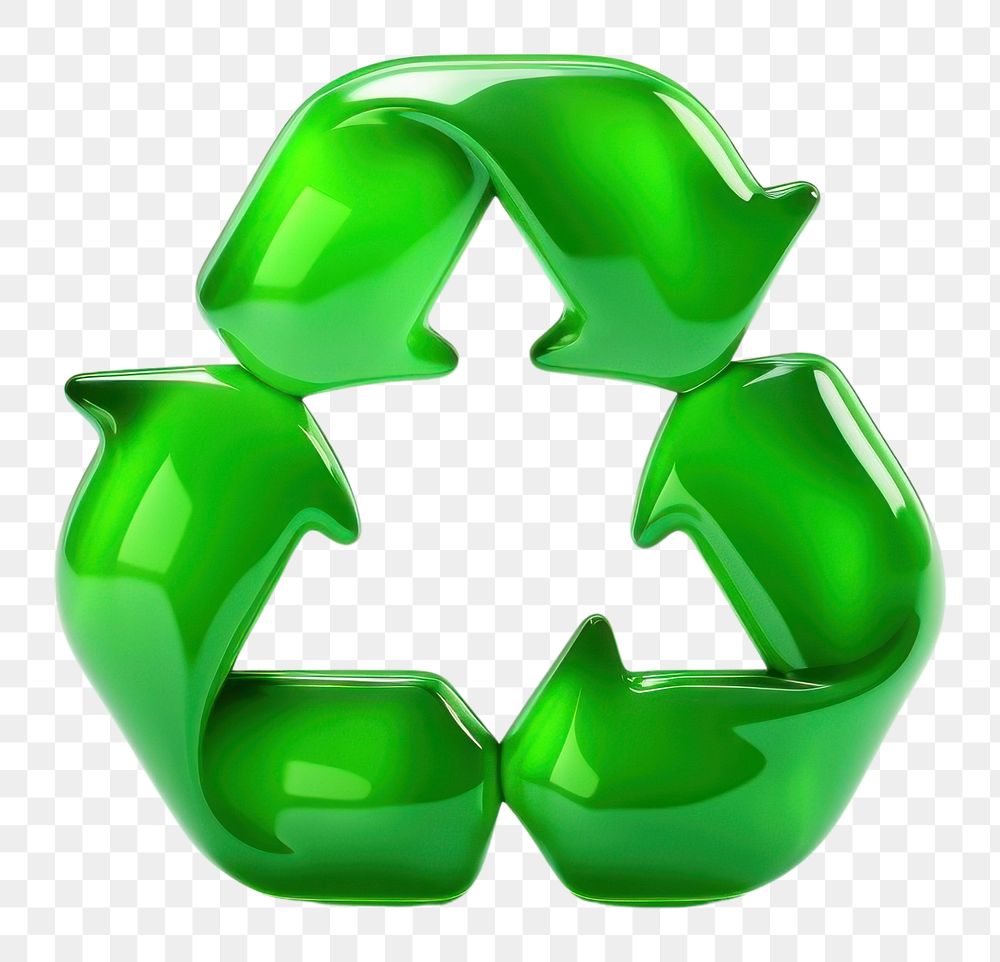 PNG Symbol recycling shape green.
