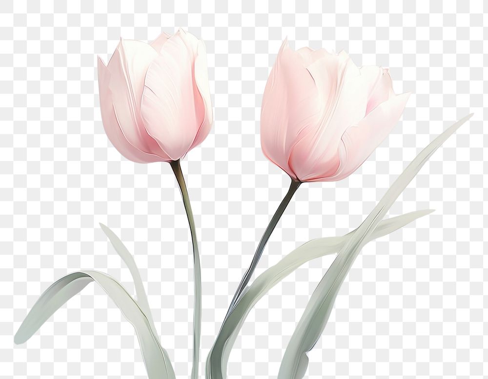 PNG Ltulip blossom flower petal. AI generated Image by rawpixel.