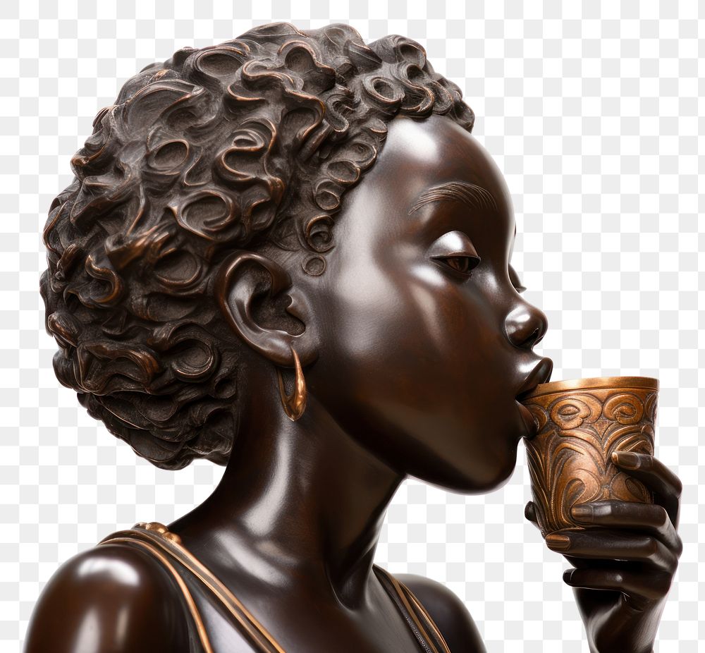 PNG  Greek sculpture drinking statue adult refreshment.