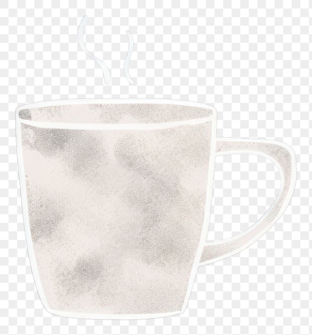 PNG  Chalk style coffee cup drink text mug.