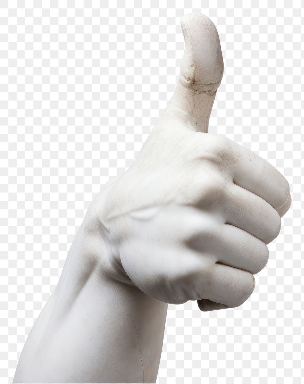 PNG  Greek sculpture doing okay sign hand finger white.