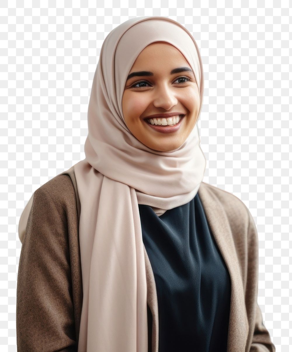 PNG  Inclusivity adult scarf hijab. AI generated Image by rawpixel.