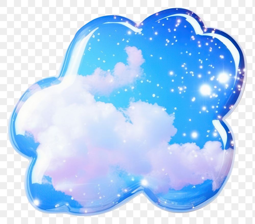 PNG  Cloud blue sky white background. AI generated Image by rawpixel.