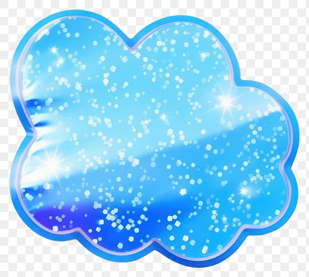 PNG  Cloud shape blue white background. AI generated Image by rawpixel.