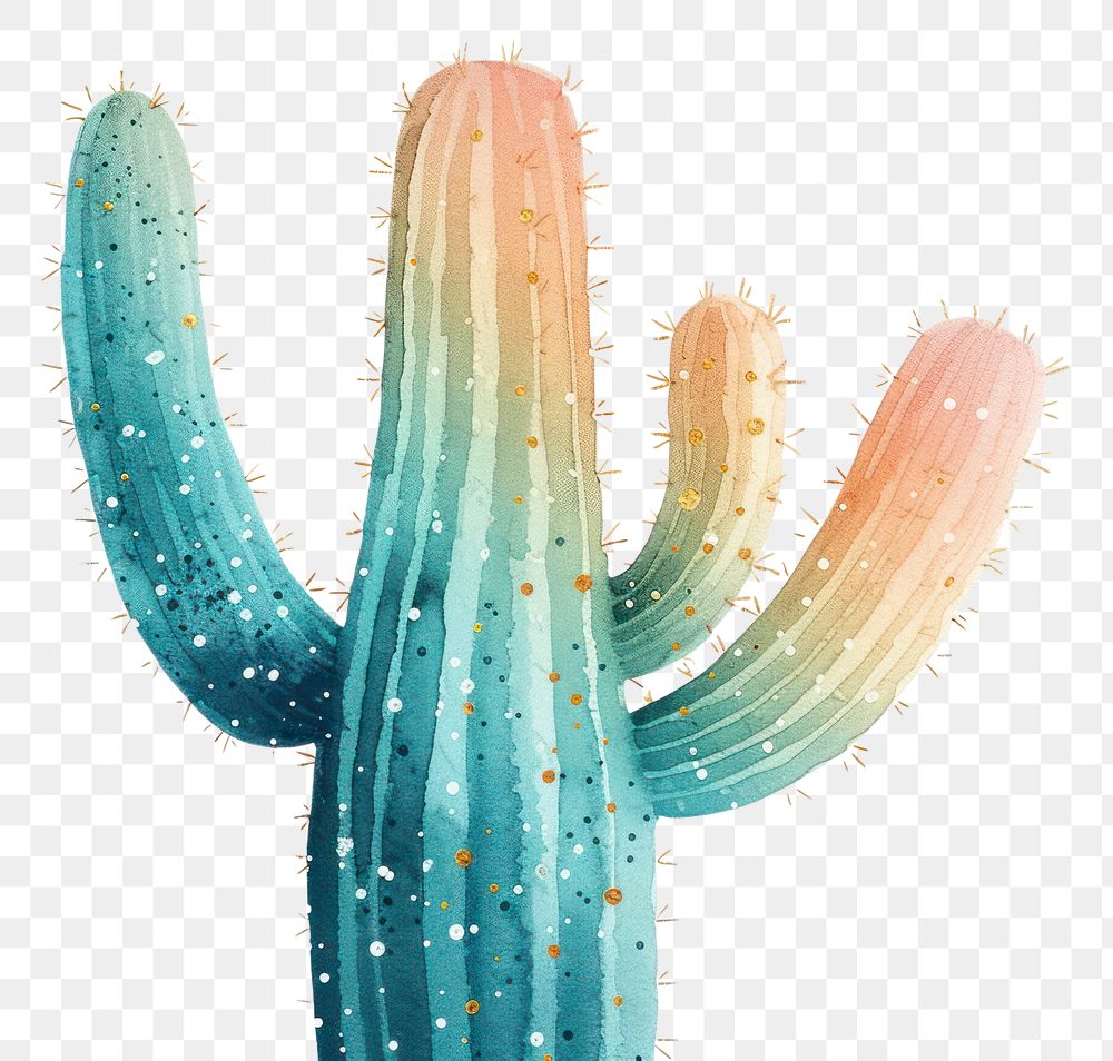 PNG Cactus plant white background outdoors