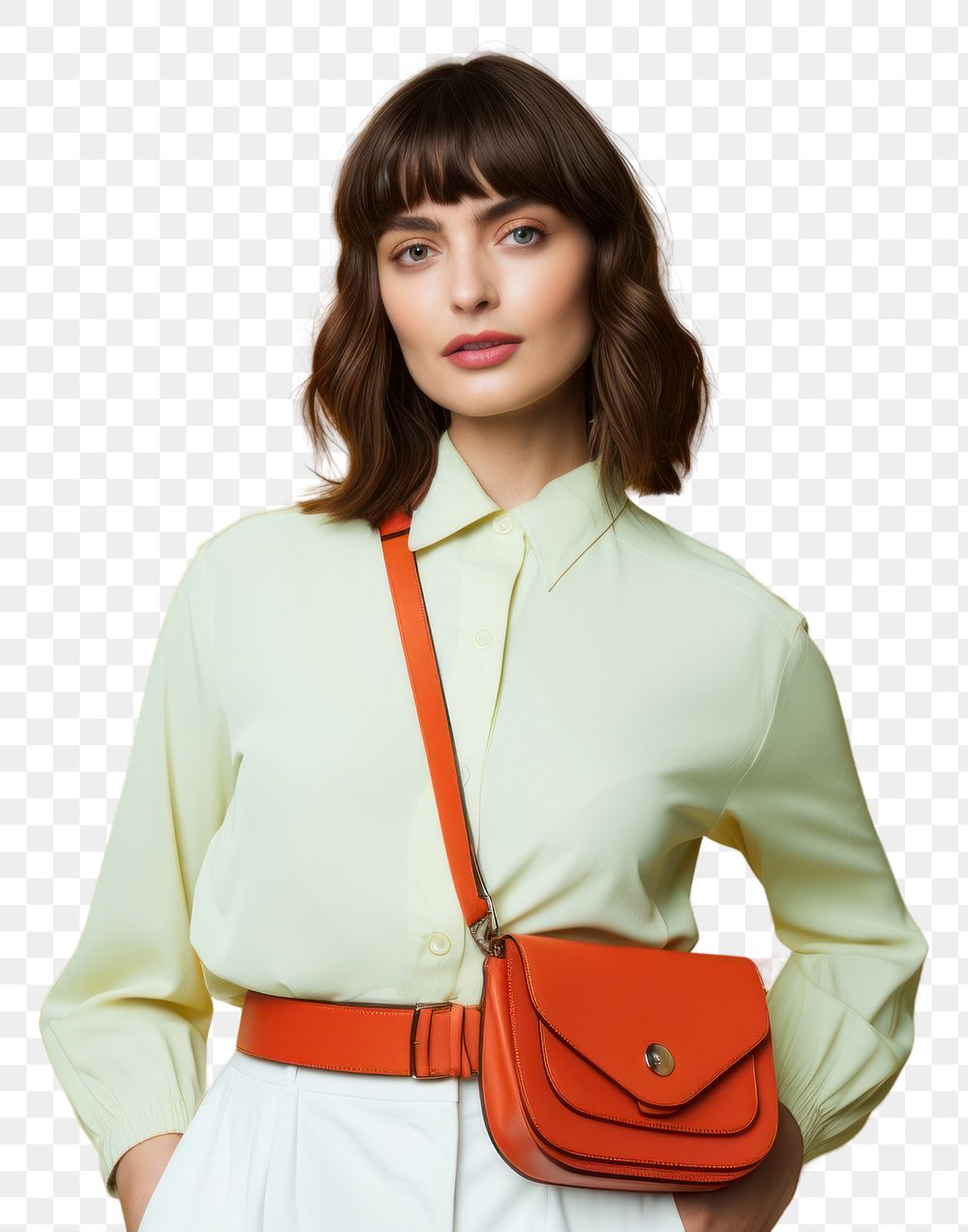 PNG Handbag blouse purse outerwear.