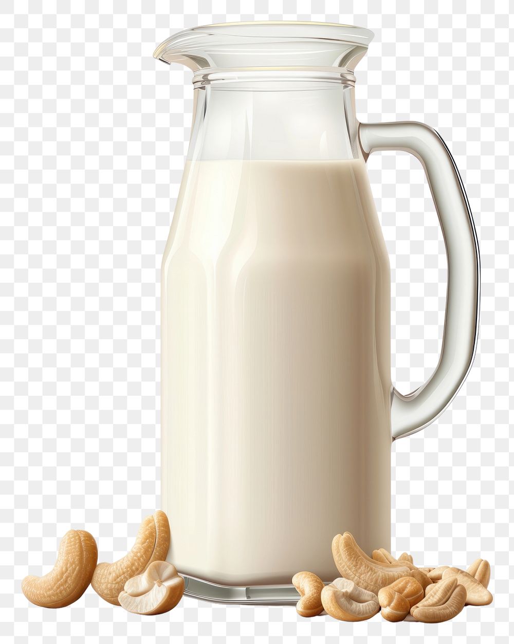PNG Photo of cashew milk bottle dairy drink.