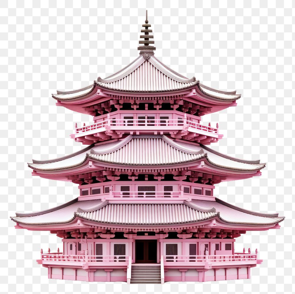 PNG Japan structure architecture building pagoda.