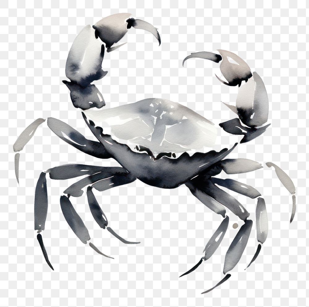 PNG Crab on branch crab seafood animal.