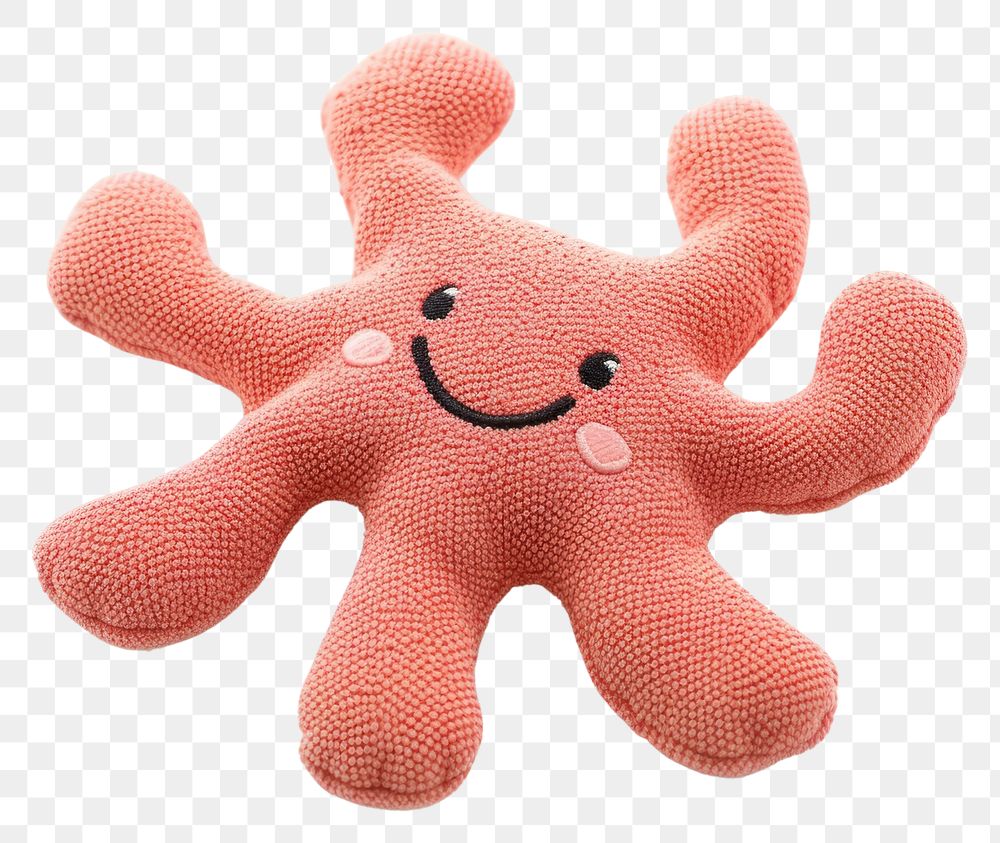 PNG Coral toy cartoon plush.