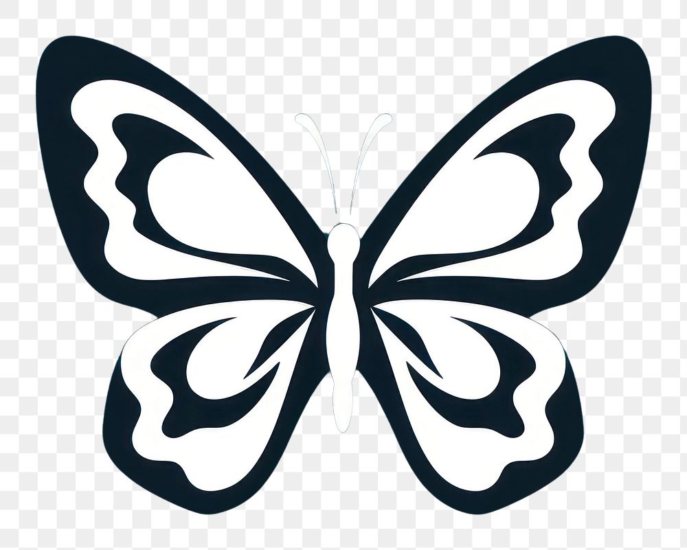 PNG Butterfly logo wildlife outdoors.