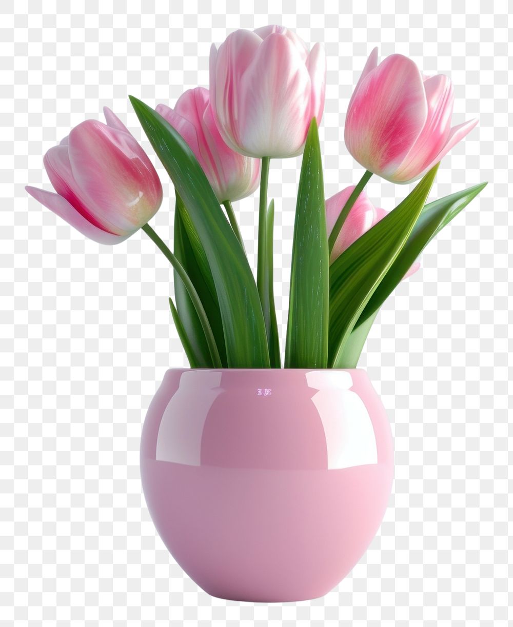 PNG Tulips blossom flower plant.