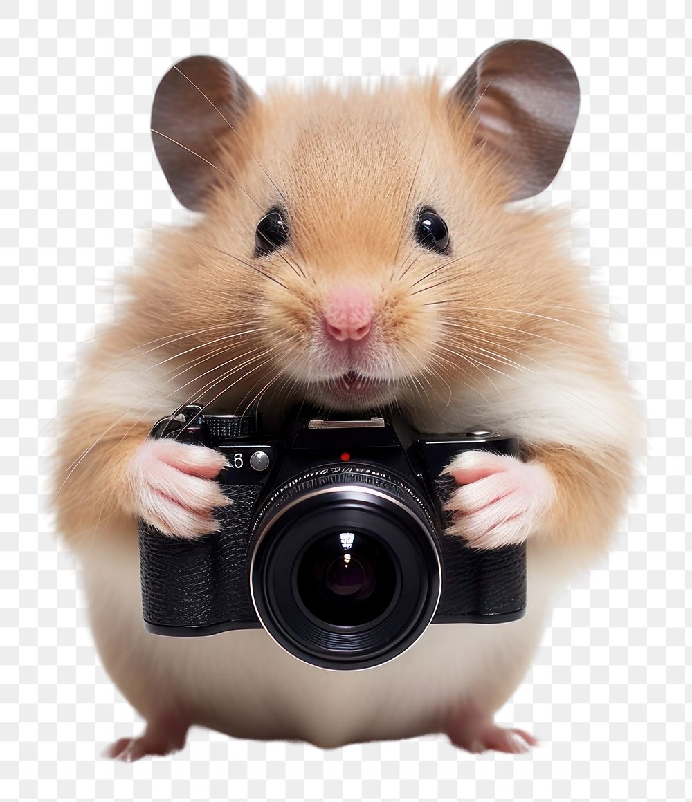 PNG Selfie hamster rodent animal mammal.