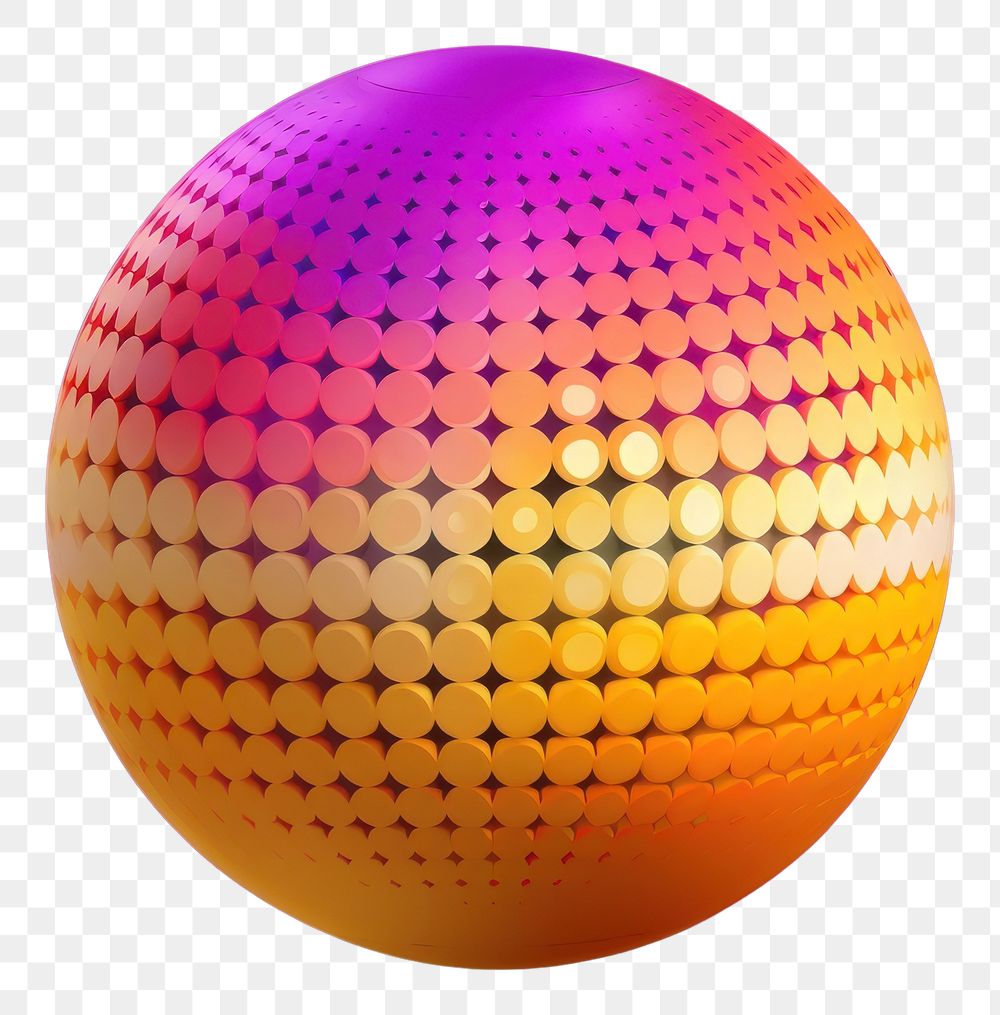 PNG Hyper Detailed Realistic element representing of diwali purple sphere yellow.
