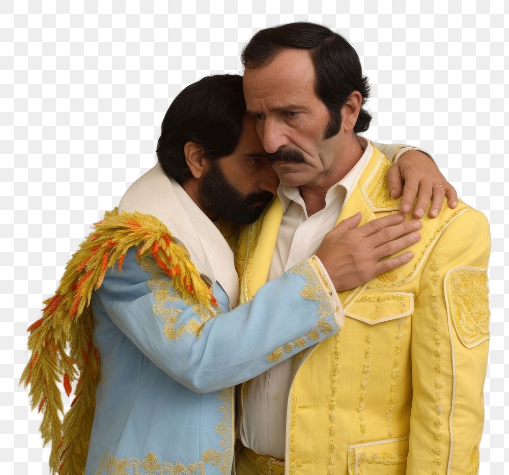 PNG Portrait hugging adult love.