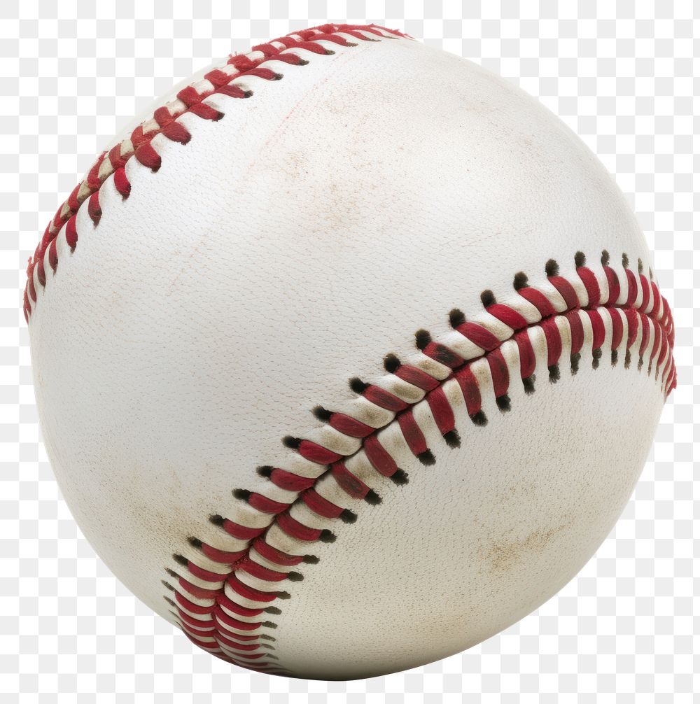 PNG Photo of baseball ball sports white background softball.