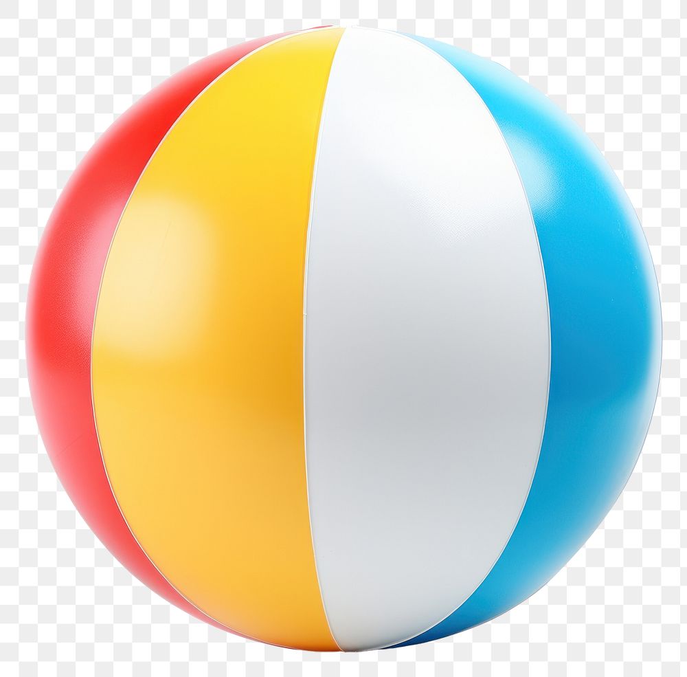 PNG Beach ball sphere sports white background