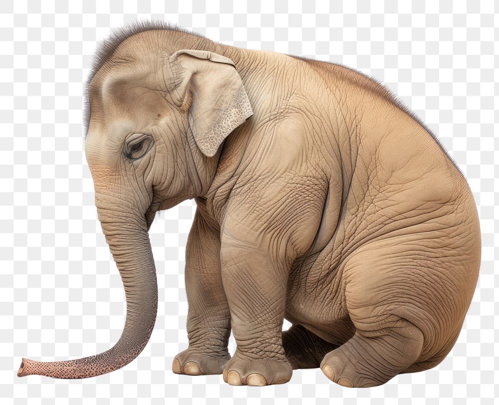 PNG Elephant wildlife animal mammal.