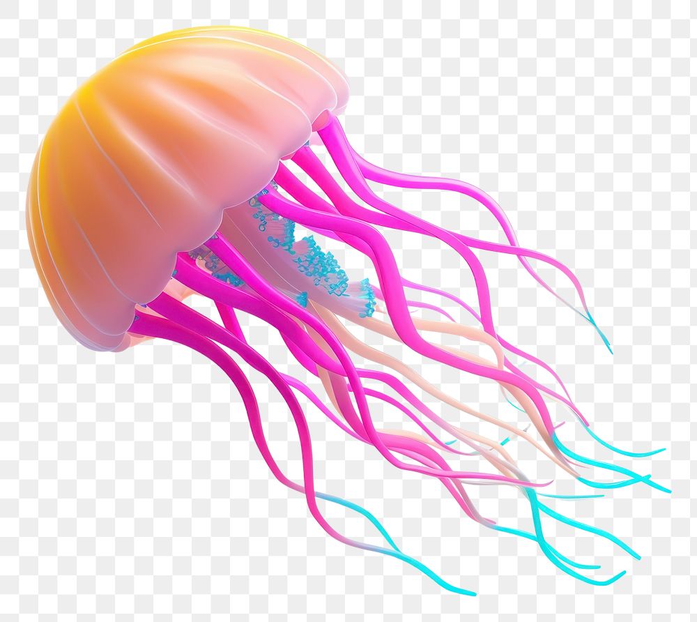 PNG Jellyfish white background invertebrate appliance.