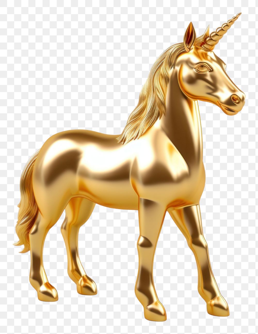 PNG Glossy unicorn toy mammal animal horse.