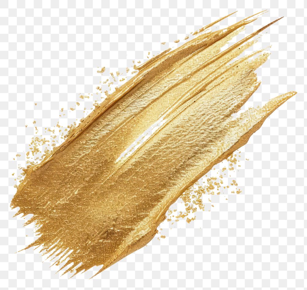 PNG Glitter dry brush stroke backgrounds gold white background