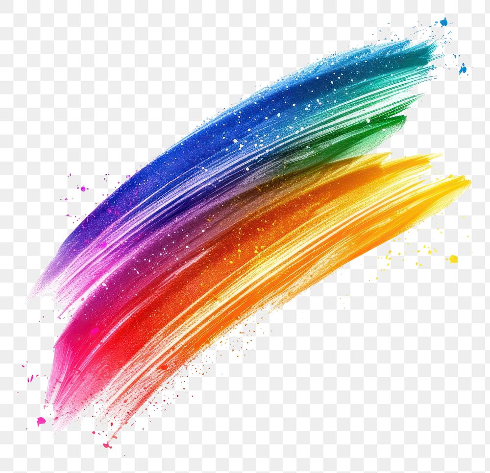 PNG Glitter dry brush stroke backgrounds rainbow purple