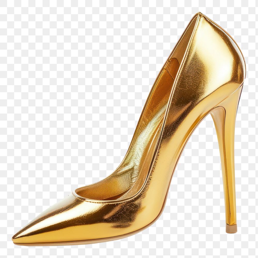 PNG Luxury high heels footwear shoe white background.