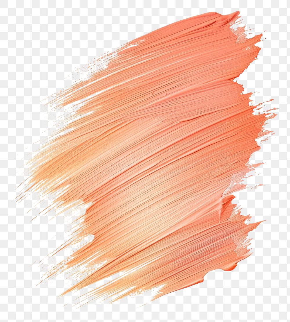 PNG Peach dry brush stroke backgrounds paint line.