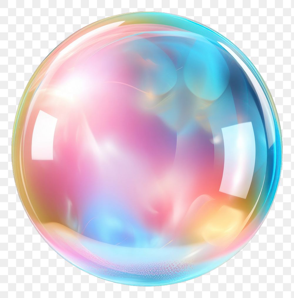 PNG Sun bubble transparent sphere.