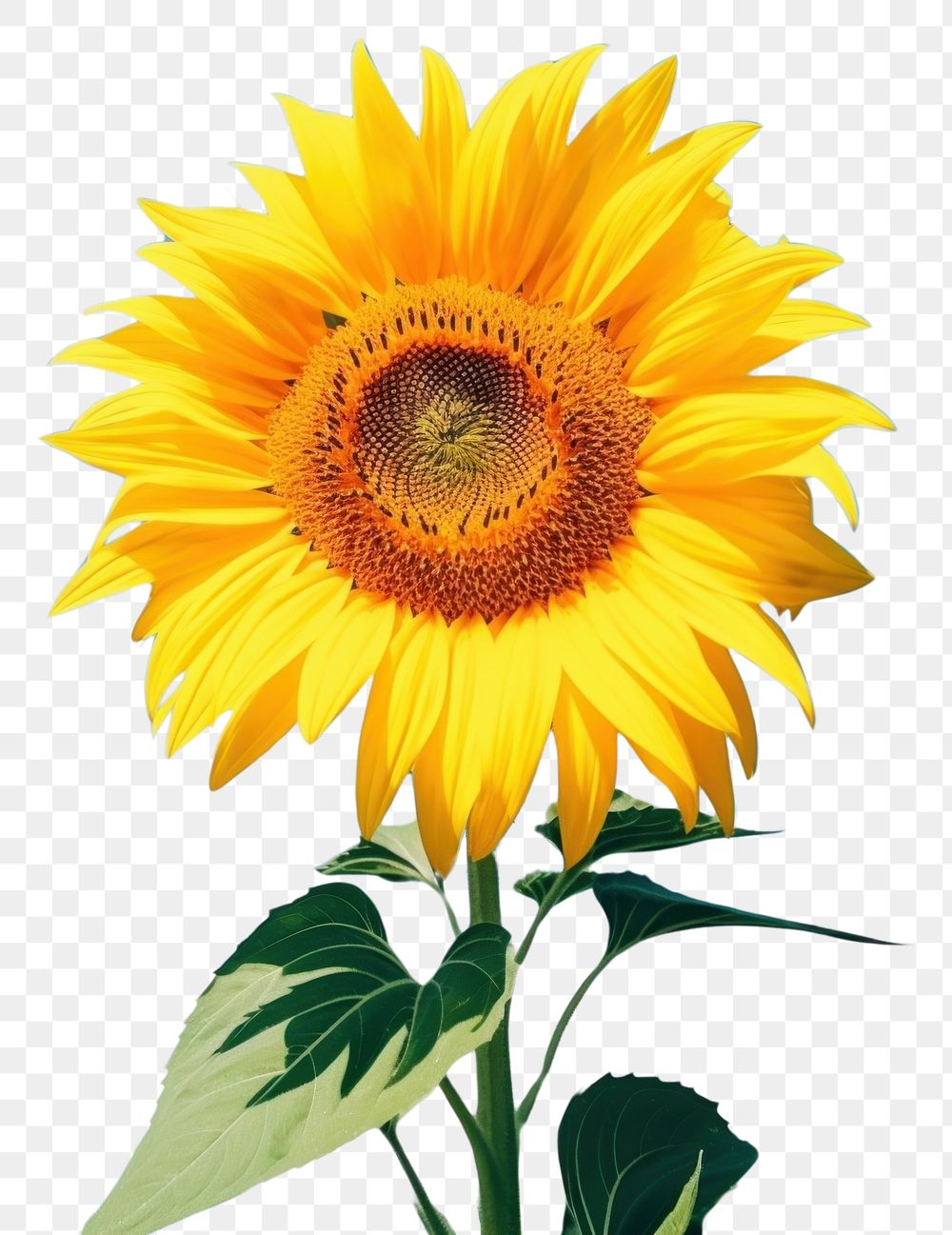 PNG Sunflower blossom summer plant. AI generated Image by rawpixel.