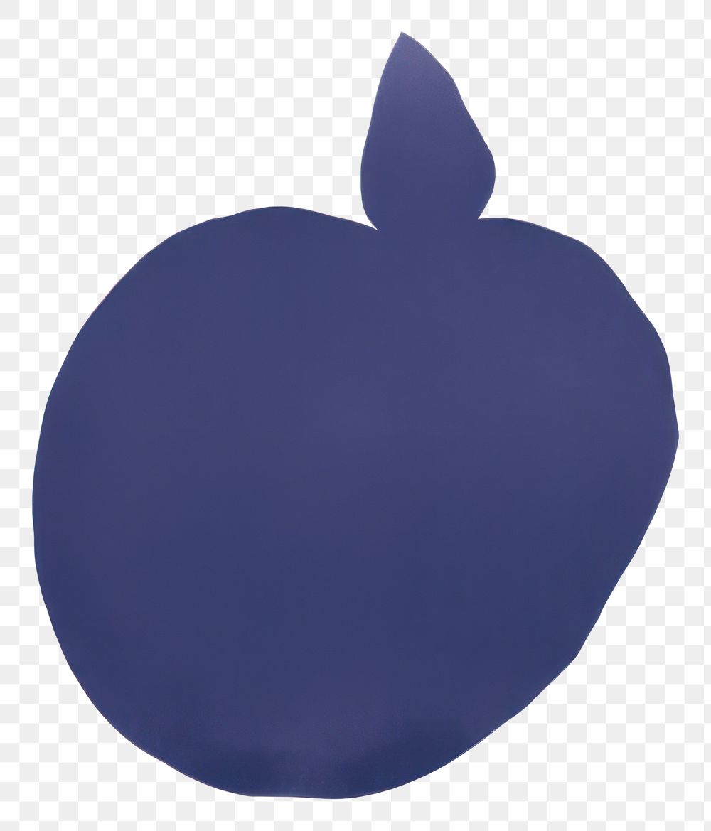 PNG Blueberry shape apple logo.