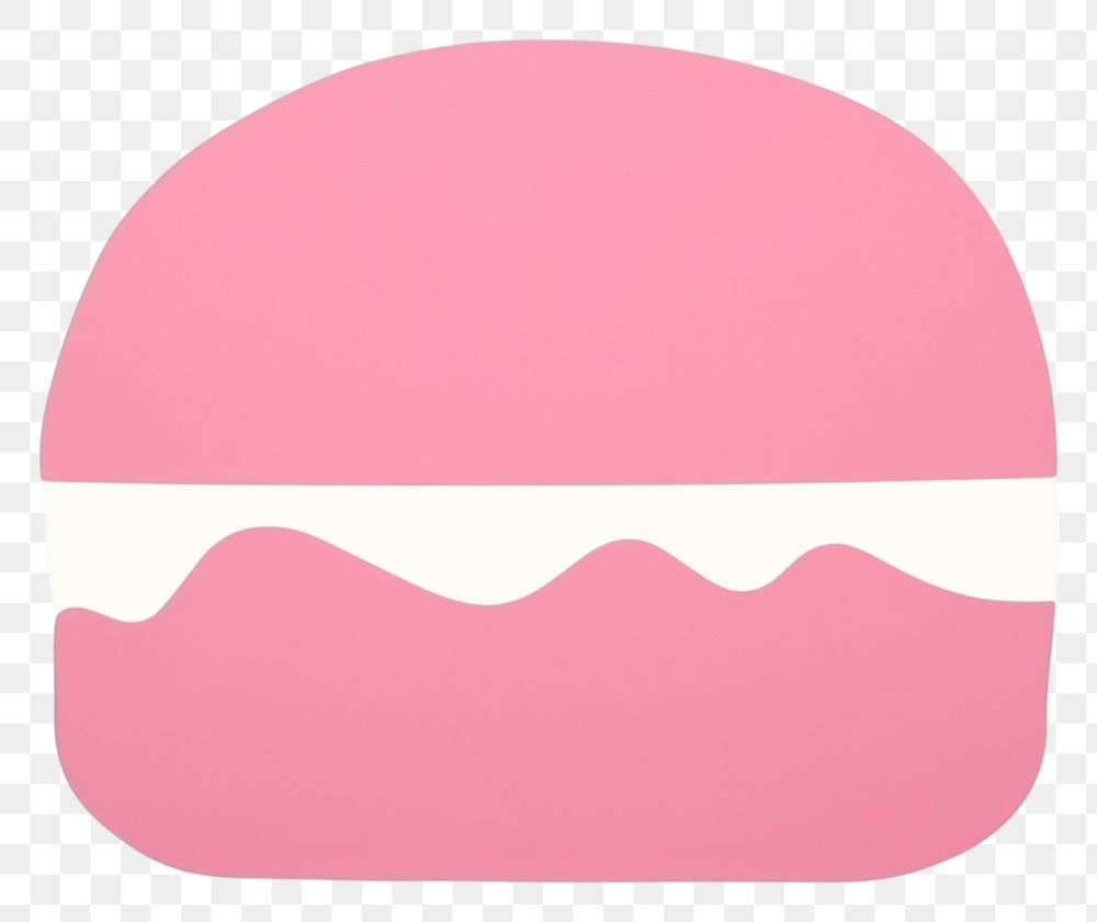 PNG Burger minimalist form hamburger moustache sandwich.