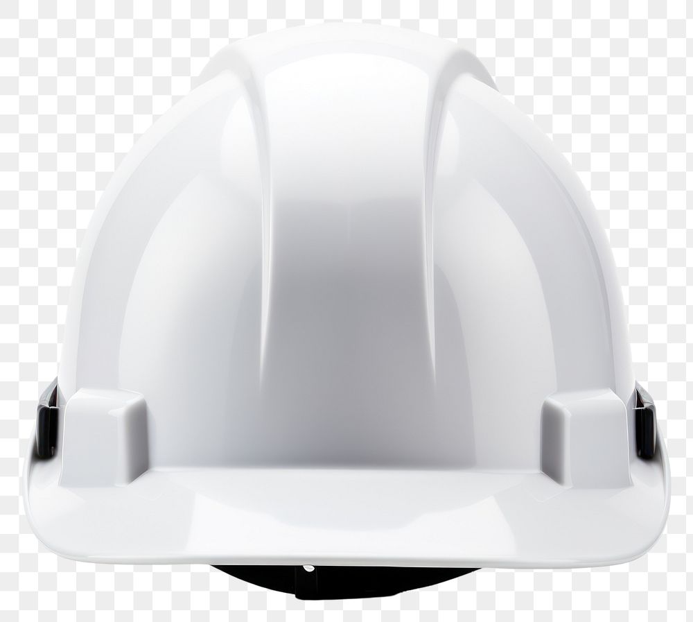 PNG  White safety helmet or hard cap hardhat white headwear. AI generated Image by rawpixel.