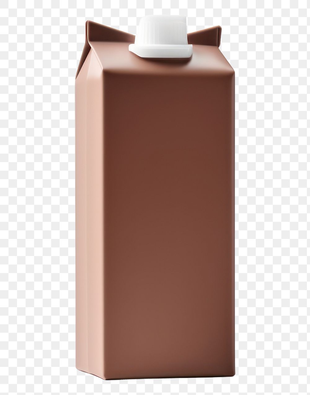 PNG  Chocolate milk box bottle white background simplicity.
