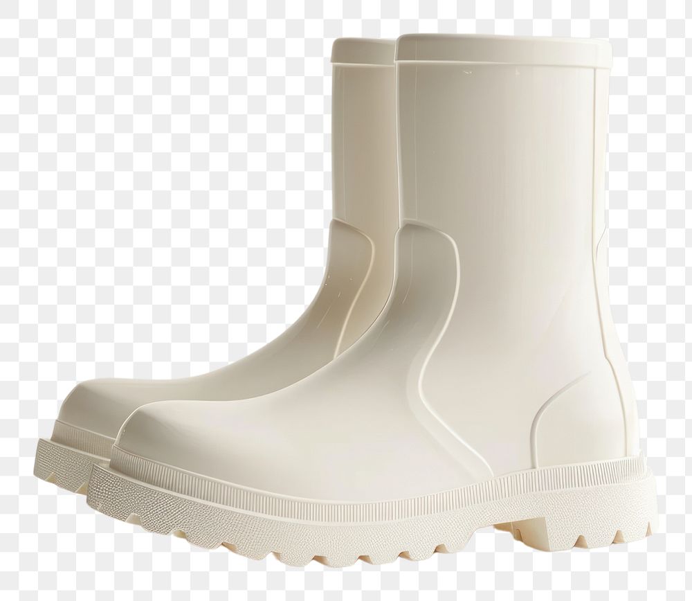 PNG  Kid rubber boots mockup footwear white shoe.