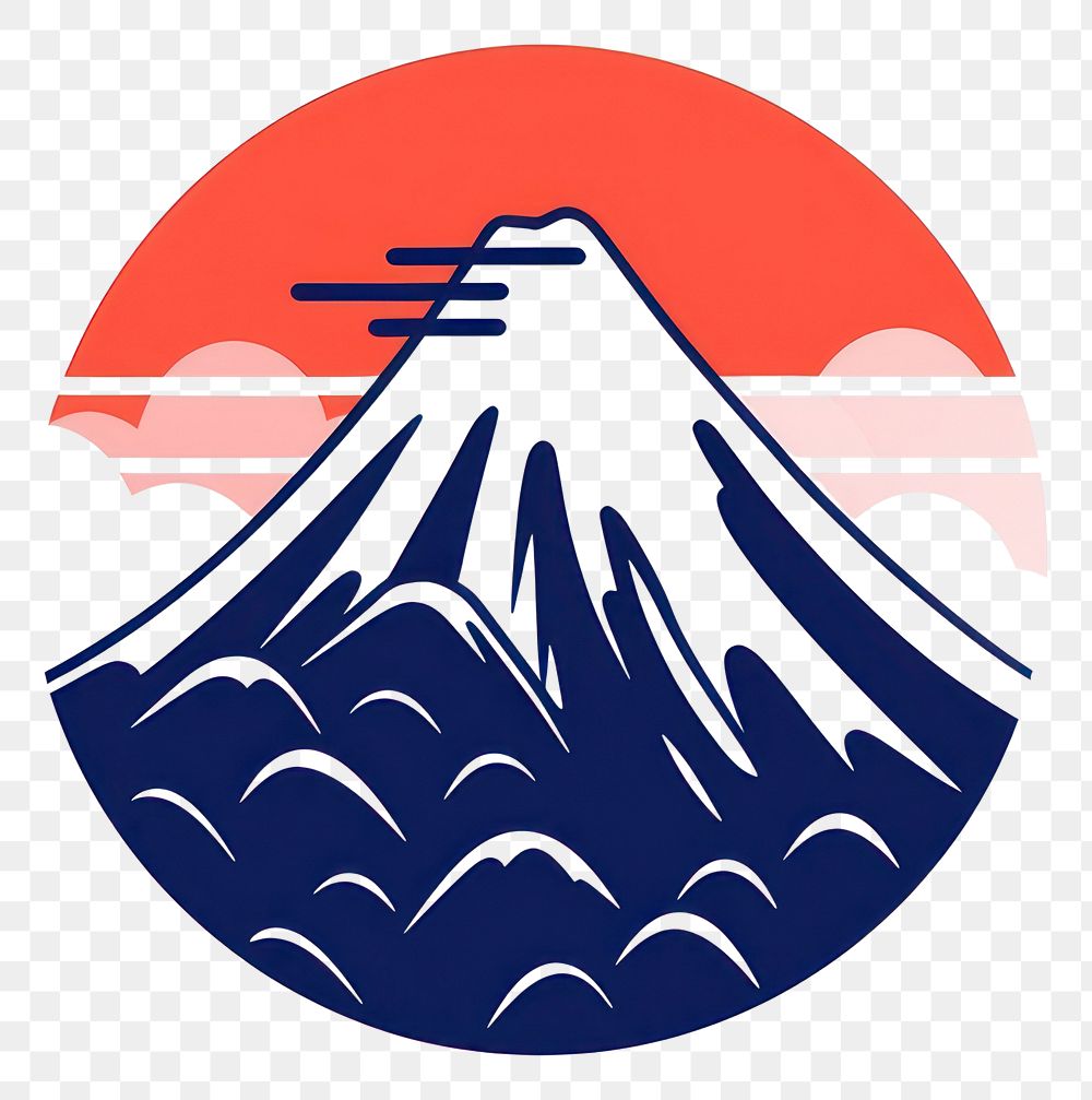 PNG Symbol logo stratovolcano mountain.