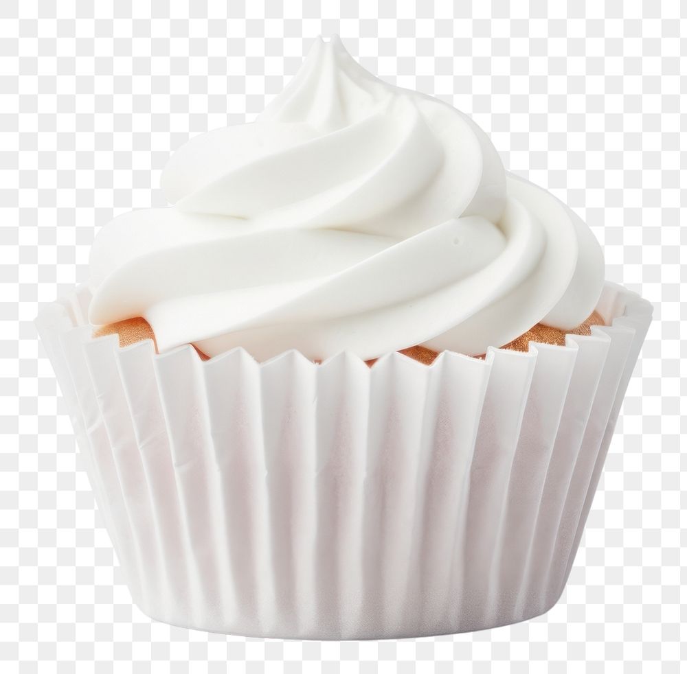 PNG  Cupcake liner mockup dessert cream food.