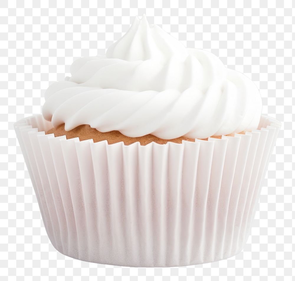 PNG  Cupcake liner mockup dessert cream food.