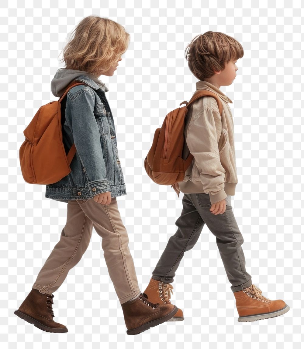 PNG Footwear backpack walking child.
