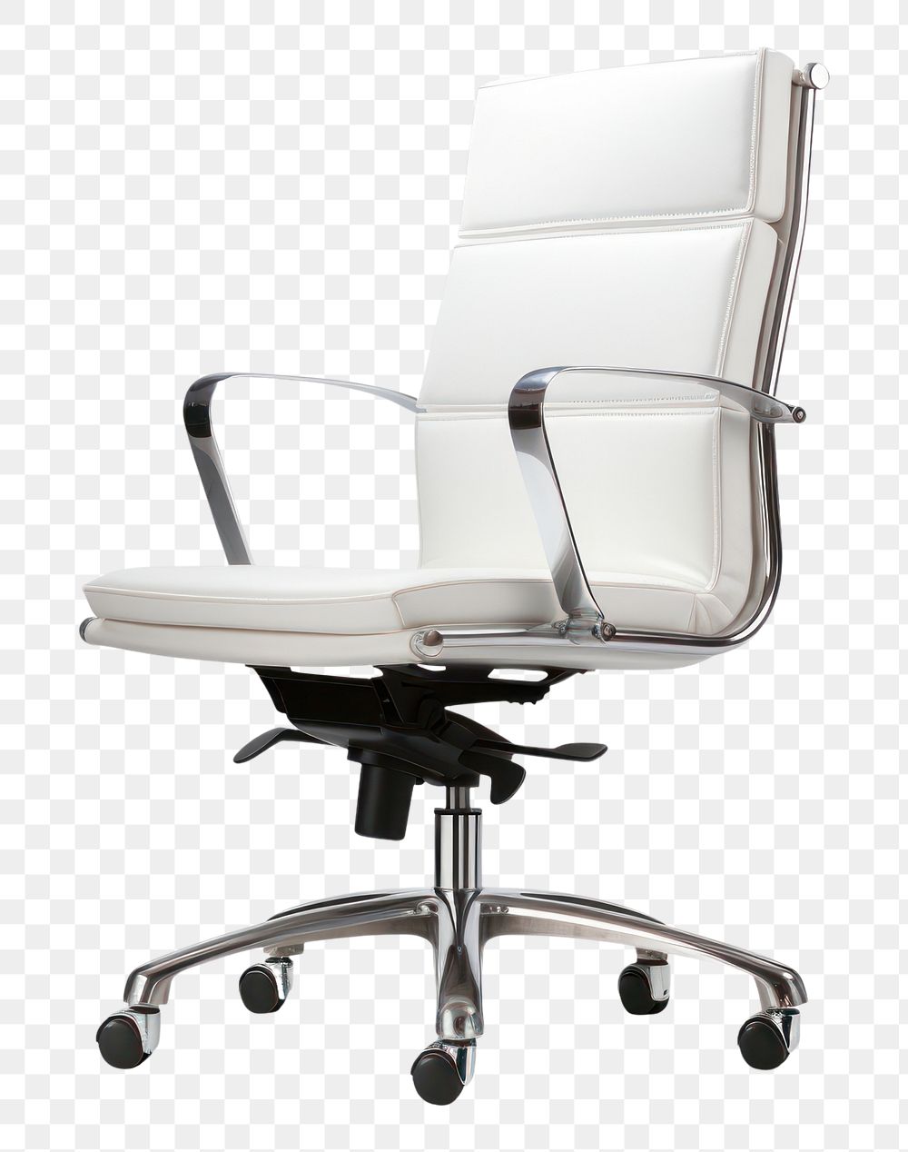 PNG  Modern office chair furniture white technology.